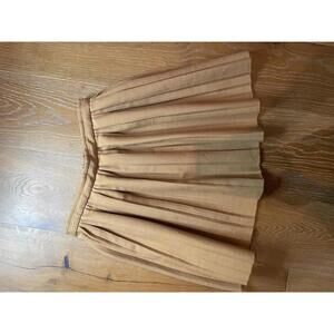 COS Chic Tan Pleated Mini Skirt size 6